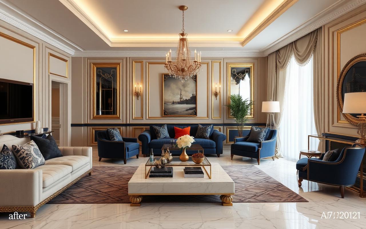 The Sapphire Living Room - after