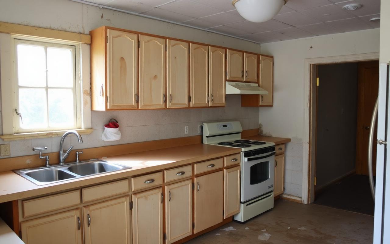 Heritage Modular Kitchen - before