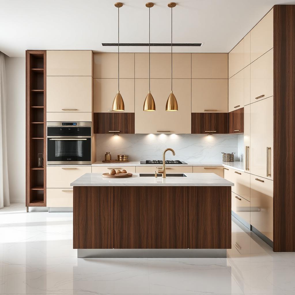 Champagne Modular Kitchen